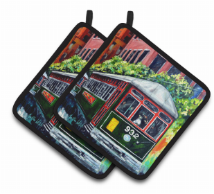 Streetcar St. Charles #2 Pair of Pot Holders