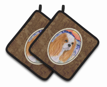 Cavalier Spaniel Pair of Pot Holders