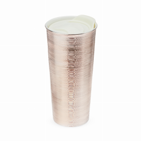 Quinn Rose Gold Travel Tumbler By Pinky Up