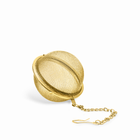 Small Tea Infuser Ball In Gold By Pinky Up