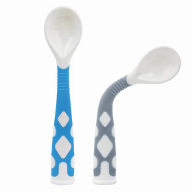 Silibend Bendable Spoon 2Pk (Color: Boy)