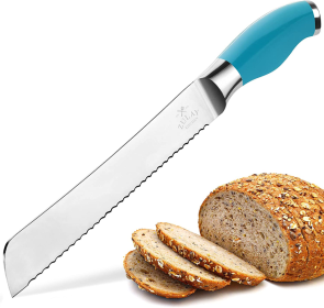 Bread Knife (Color: BL, size: 8in)