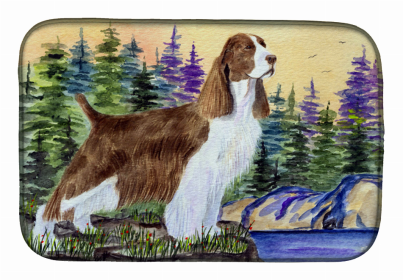 Springer Spaniel Dish Drying Mat (size: 14 x 21)