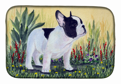 French Bulldog Dish Drying Mat (size: 14 x 21)