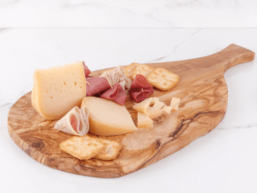 Olive wood Charcuterie Board (Color: Olive Wood, size: medium)